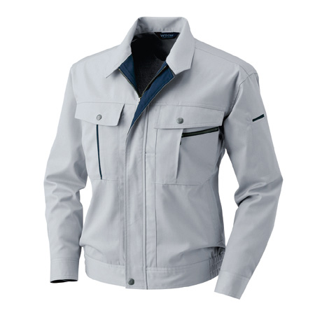 長袖ブルゾン【8013-ALT】 3.グレー