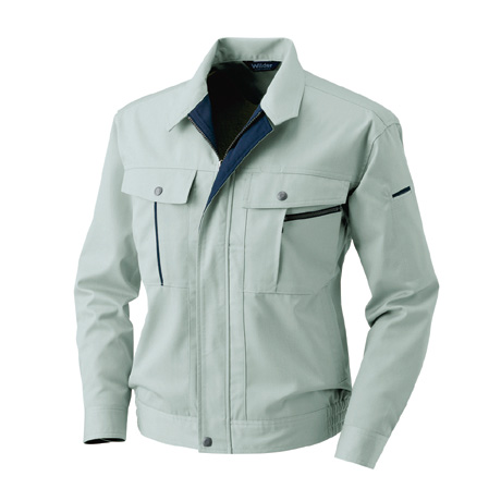 長袖ブルゾン【8013-ALT】 4.アースグリーン