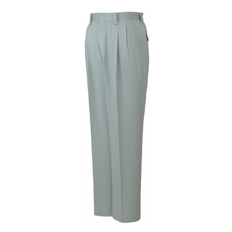 綿100％ストレッチツータックパンツ【80201-JIC】 C039.アースグリーン