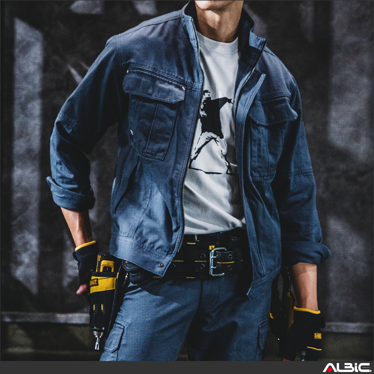 日本製綿100％ジャケット【8031-BAT】 商品写真