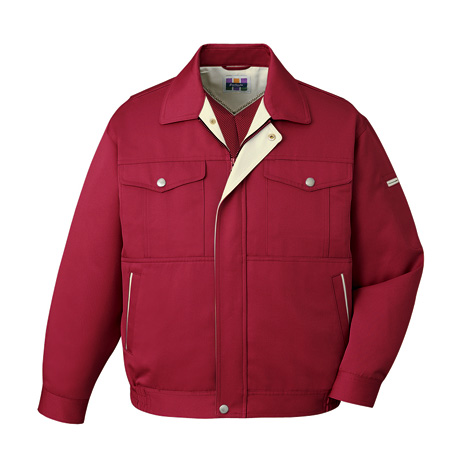 帯電防止エコブルゾン【80700-JIC】 C035.ワイン