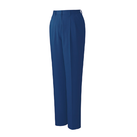 帯電防止エコレディースワンタックパンツ【80706-JIC】 C011.ネービー