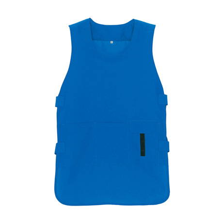 ベスト型ロングエプロン_サービス_【8083-ait】 006.ブルー