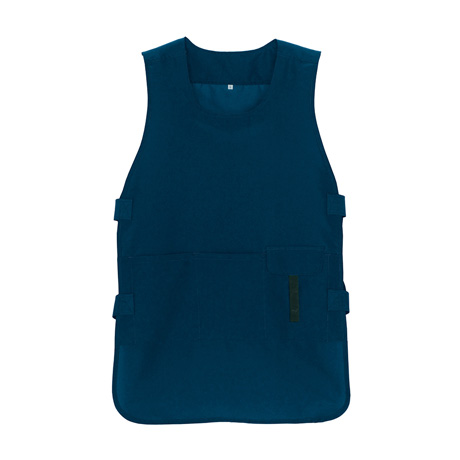 ベスト型ロングエプロン_サービス_【8083-ait】 008.ネイビー