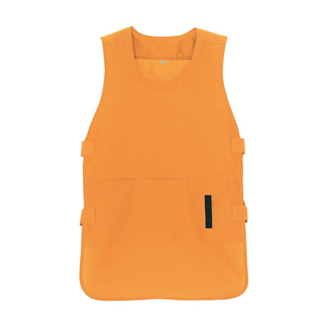 ベスト型ロングエプロン_サービス_【8083-ait】 063.オレンジ