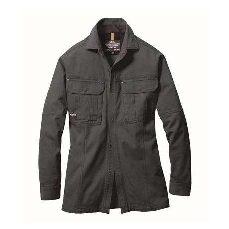 防縮加工長袖シャツ【8093-BAT】 17.クーガー