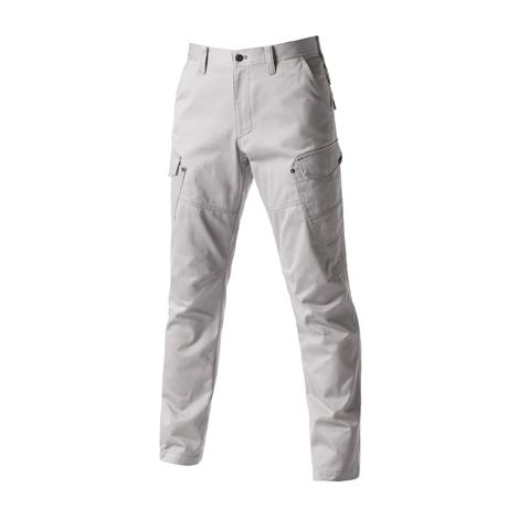 綿100%高密度肉厚素材カーゴパンツ【8102-BAT】 5.シルバー