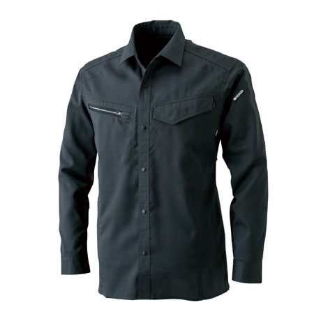 AIR ACTIVE ロングスリーブシャツ【8105-TSD】 25.チャコールグレー