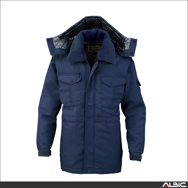 裏アルミ防寒コート【8195-BBO】商品写真