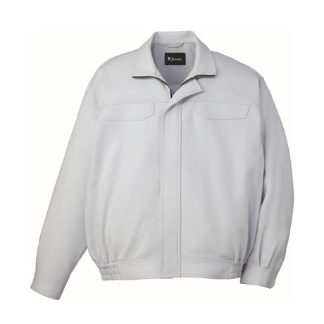 ポケットレス長袖ブルゾン【82500-JIC】 C036.シルバー
