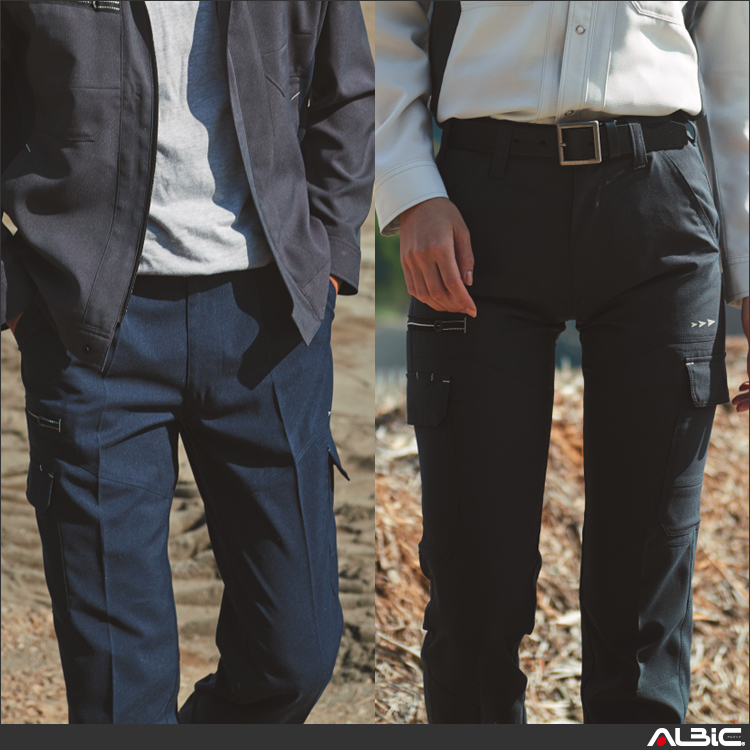 スリムシルエットノータックカーゴパンツ【8306-ASC】 商品写真