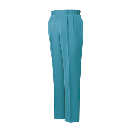 低発塵製品制電ツータックパンツ【831-JIC】 C106.レイクブルー