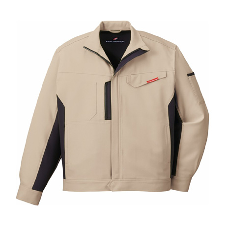 制電ストレッチジャンパー【83100-JIC】 C024.ライトベージュ