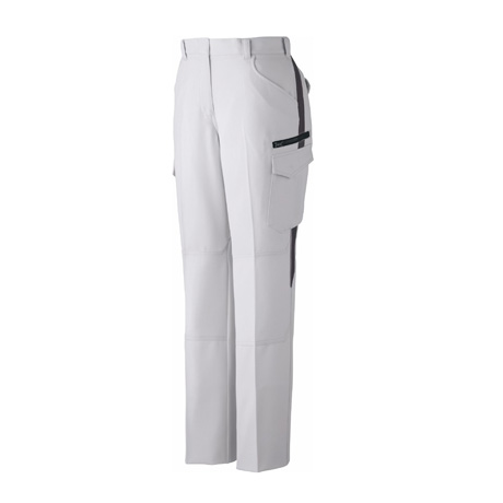 制電ストレッチレディースカーゴパンツ【83116-JIC】 C036.シルバー