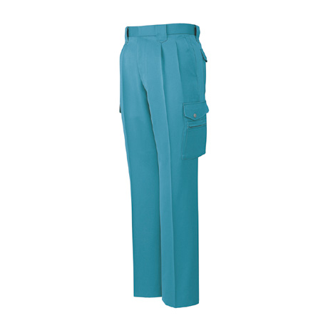 低発塵製品制電ツータックカーゴパンツ【832-JIC】 C106.レイクブルー