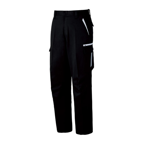 抗ウィルス加工ノータックカーゴパンツ【83402-JIC】 C044.ブラック