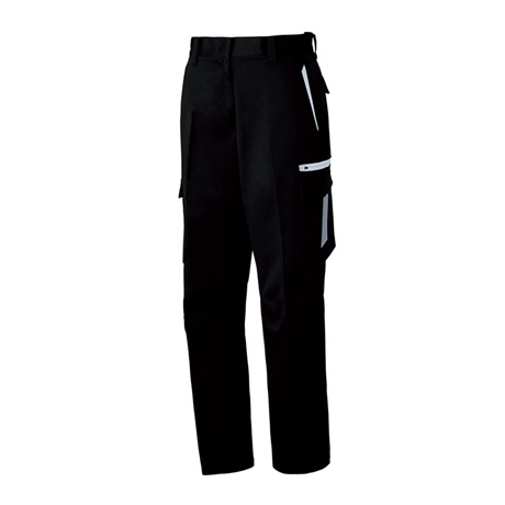 抗ウィルス加工レディースカーゴパンツ【83416-JIC】 C044.ブラック