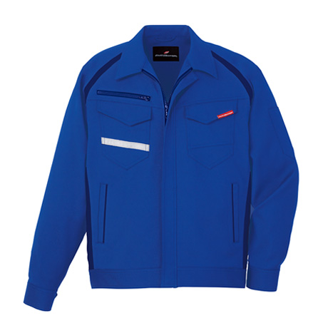 防汚加工エコ制電ストレッチジャンパー【83600-JIC】 C080.ロイヤルブルー