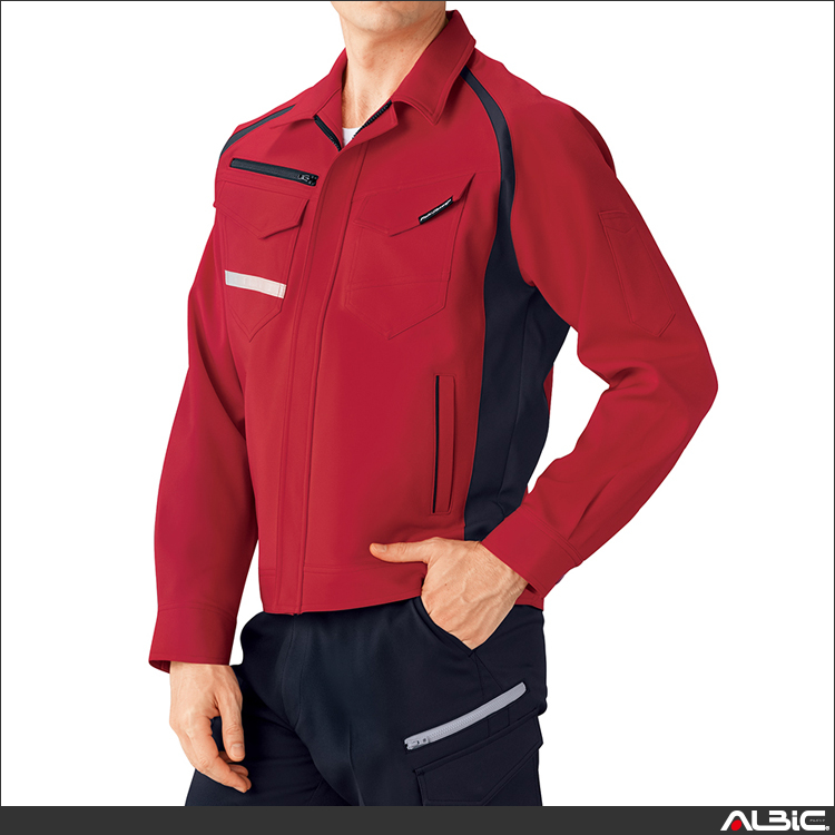 防汚加工エコ制電ストレッチジャンパー【83600-JIC】 商品写真