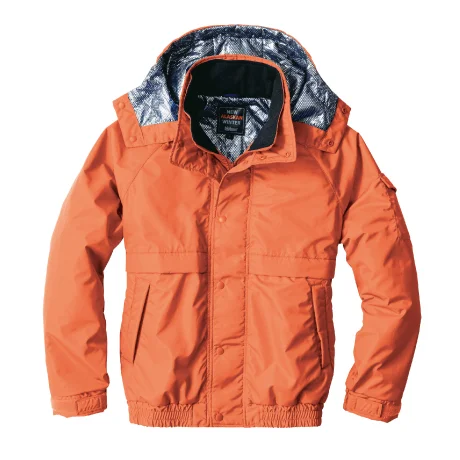 作業服 防寒ジャケット オレンジ 【8386-BBO】 