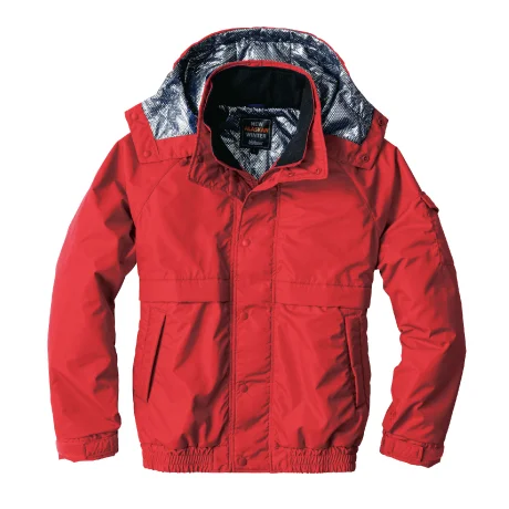 作業服 防寒ジャケット レッド 【8386-BBO】 