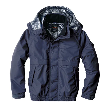 作業服 防寒ジャケット パープルグレー 【8386-BBO】 