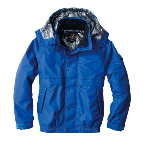 作業服 防寒ジャケット ブルー 【8386-BBO】 