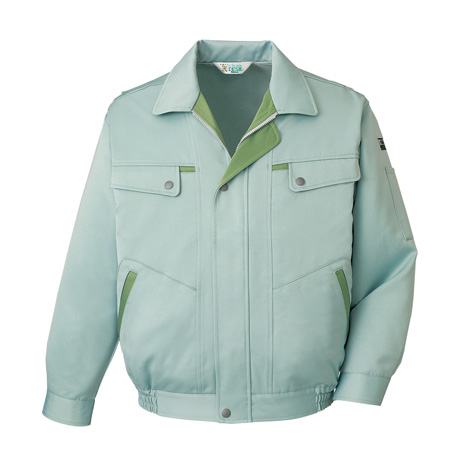 低発塵製品制電ブルゾン【840-JIC】 C104.スプレーグリーン