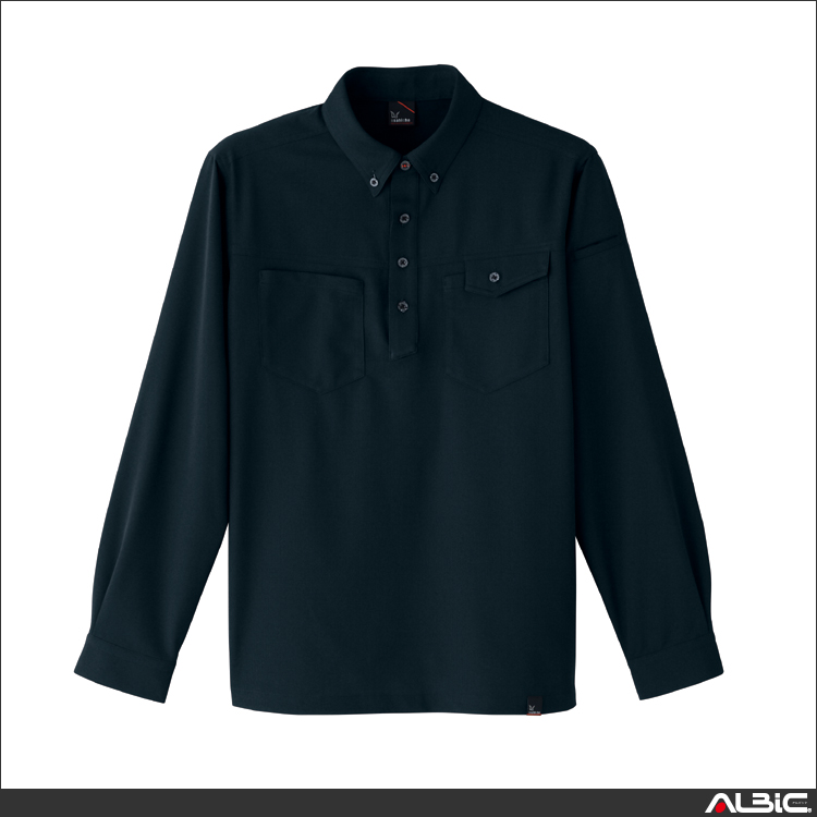 長袖ニットシャツ（スタンダードカラー）【8409-ASC】 商品写真