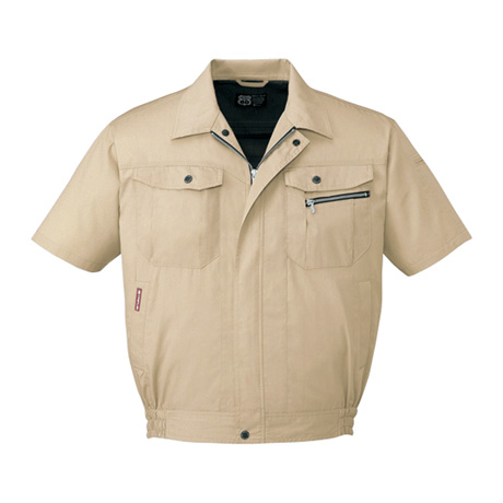 エコ5バリュー機能半袖ブルゾン【84110-JIC】 C004.ベージュ