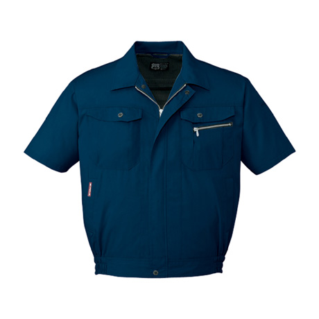 エコ5バリュー機能半袖ブルゾン【84110-JIC】 C011. ネービー