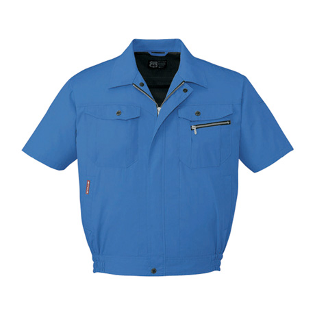 エコ5バリュー機能半袖ブルゾン【84110-JIC】 C025.ライトブルー