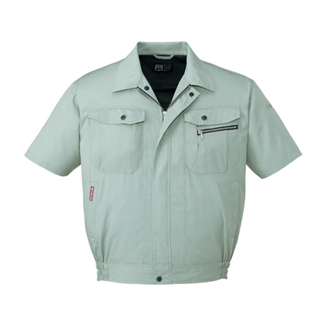 エコ5バリュー機能半袖ブルゾン【84110-JIC】 C039.アースグリーン