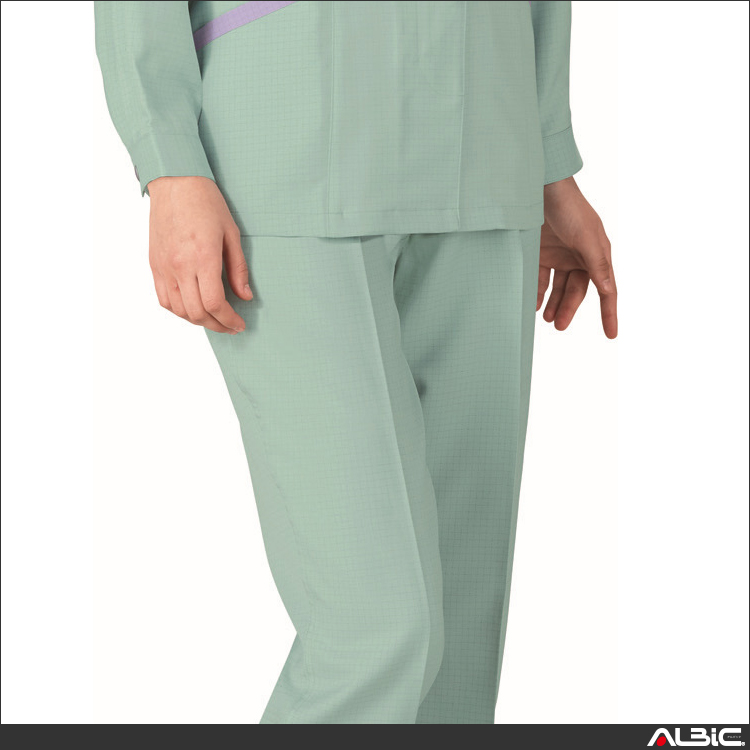 エコ高制電レディースツータックパンツ【84406-JIC】 商品写真