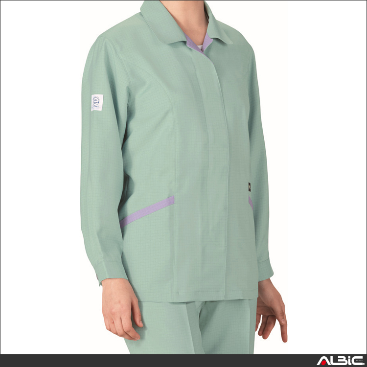 エコ高制電長袖スモック【84425-JIC】 商品写真