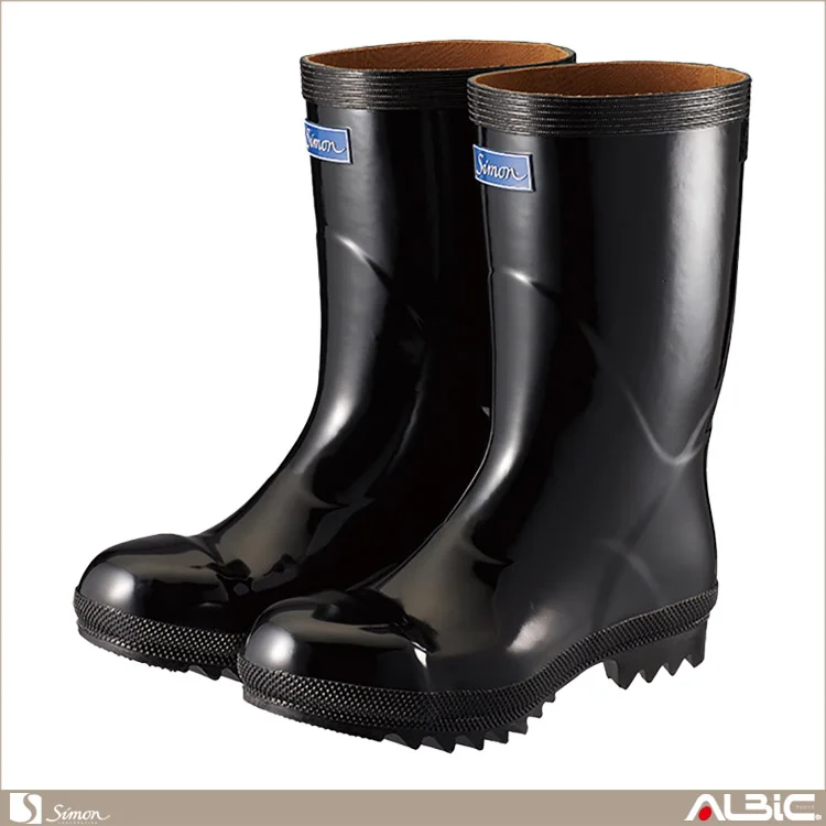 ゴム一層底安全ゴム長靴タイプ安全靴【845-SIM】 商品写真