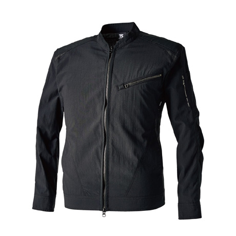 ＴＳ4Ｄナイロンドッツライダーワークジャケット【84506-TSD】 95.ブラック×ブラック