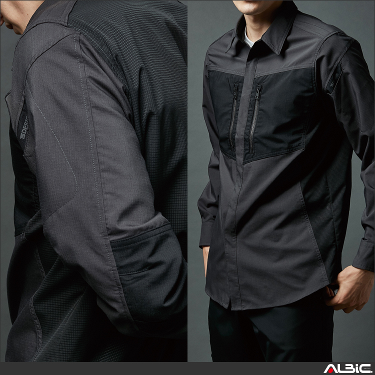 ハイブリッドストレッチシャツ【84605-TSD】 商品写真