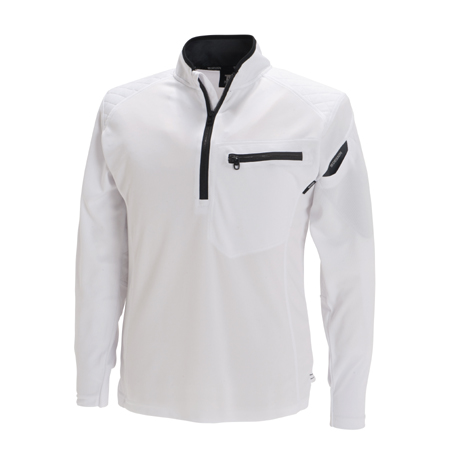 ワークニットロングシャツ【846305-TSD】 05.ホワイト