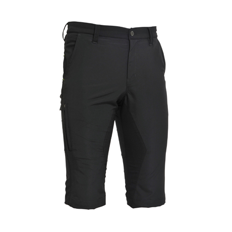 ハイブリッドストレッチメンズショートパンツ【846345-TSD】 95.ブラック×ブラック