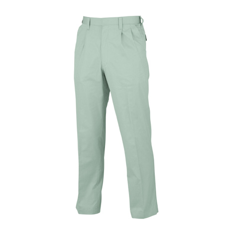 綿100％ツータックパンツ【851-BBO】 23.スモークグリーン
