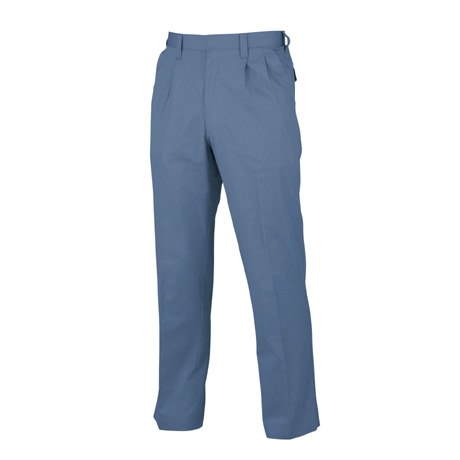 綿100％ツータックパンツ【851-BBO】 52.ミストブルー