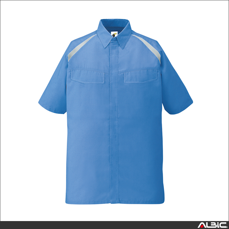 エコ製品制電多機能半袖シャツ【85114-JIC】 商品写真