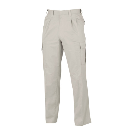 綿100％ツータックカーゴパンツ【853-BBO】 11.アイボリー