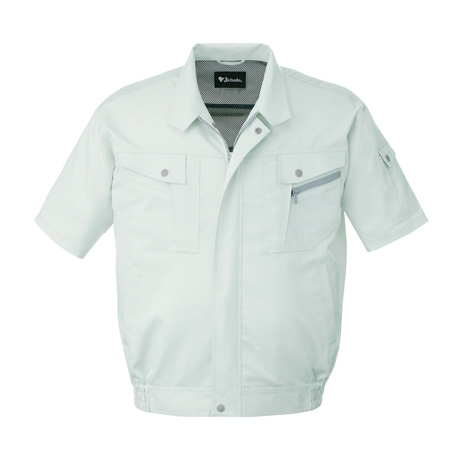 エコ5バリュー多機能シンプル半袖ブルゾン【85710-JIC】 C036.シルバー