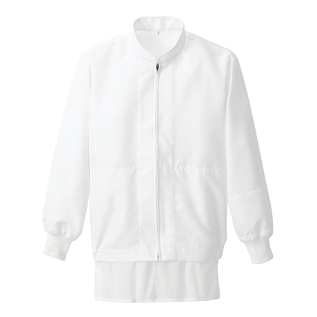 長袖ブルゾン_白衣_【861026-ait】 001.ホワイト