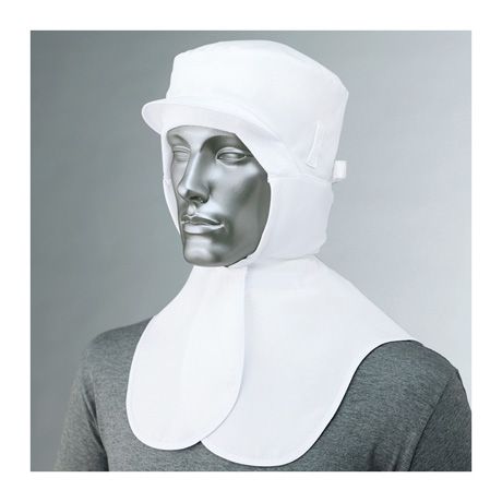 衛生頭巾_白衣_【861081-ait】 001.ホワイト