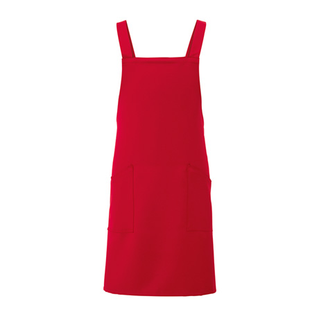 胸当てエプロン_サービス_【861238-ait】 009.レッド