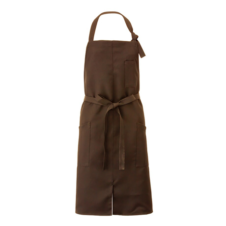 胸当てエプロン_サービス_【861239-ait】 022.ダークブラウン