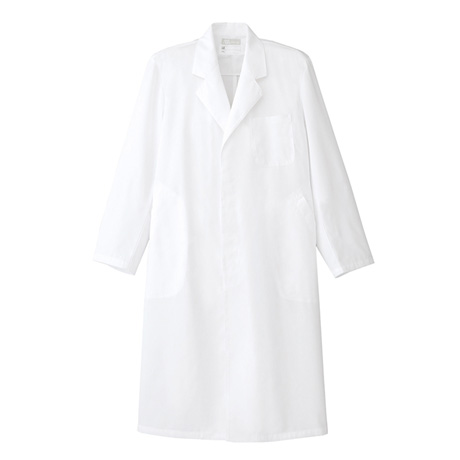 メンズ白衣コート_白衣_【861313-ait】 001.ホワイト